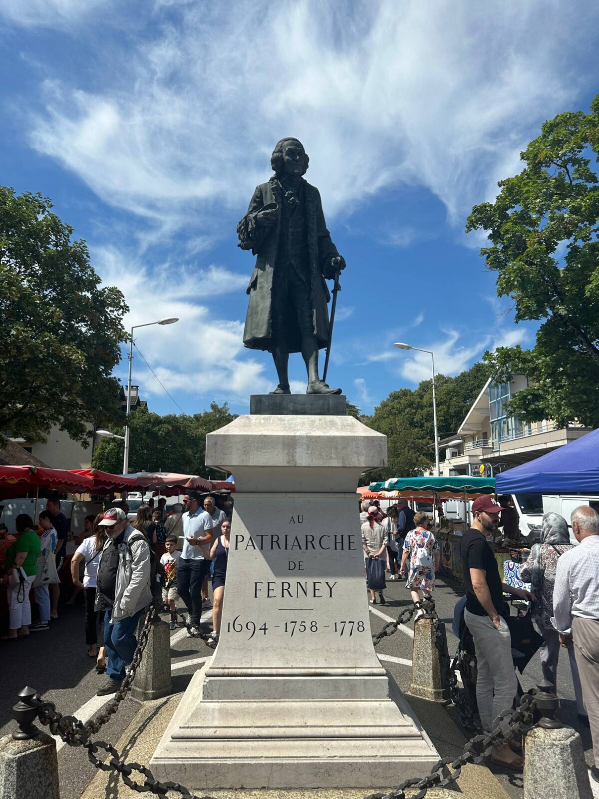Saturday: château & market — Ferney-Voltaire